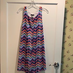 Aqua Multi-colored dress